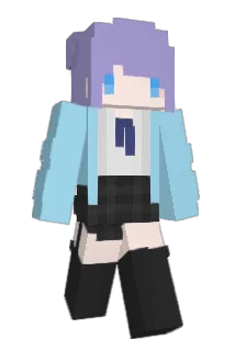 silent_cyan Minecraft avatar full body