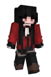 simp4megan Minecraft avatar full body