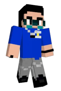 skeptinen Minecraft avatar full body