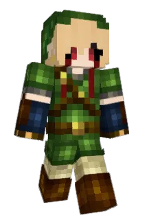 skinrotting Minecraft avatar full body