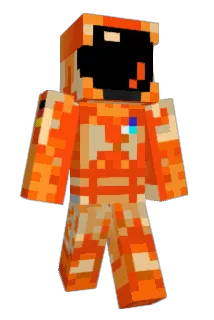 slin_orange Minecraft avatar full body