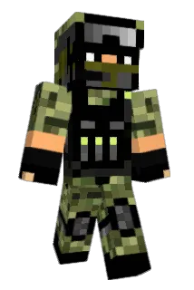 sniperluigi Minecraft avatar full body