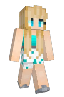 snowbunny Minecraft avatar full body