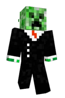 snowcovered Minecraft avatar full body