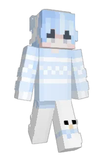 snowflaking Minecraft avatar full body