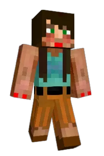 soignee Minecraft avatar full body