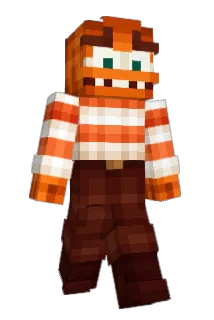 sorveteiro Minecraft avatar full body