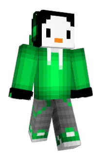 spacehawk Minecraft avatar full body