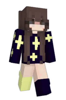 sparkleful Minecraft avatar full body