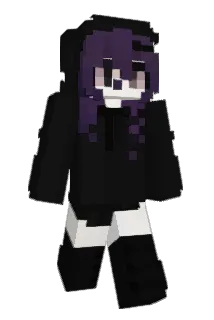 spawnned Minecraft avatar full body