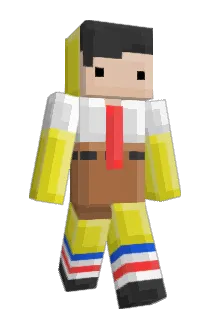 spongeyboi Minecraft avatar full body