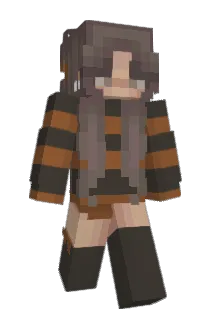 spookypeaches Minecraft avatar full body