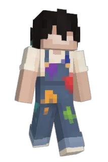 sprayable Minecraft avatar full body