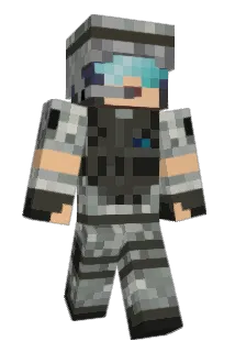 steel_force Minecraft avatar full body
