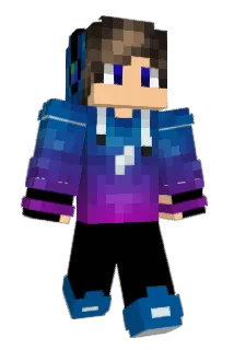 strampolinetto Minecraft avatar full body