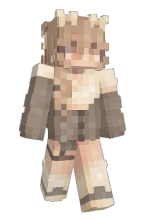 strawbunii Minecraft avatar full body
