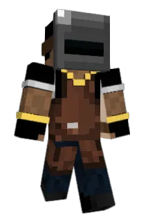 strongbrownman Minecraft avatar full body