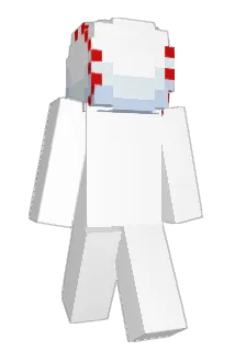 struckout Minecraft avatar full body