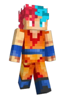 supasaiyan Minecraft avatar full body