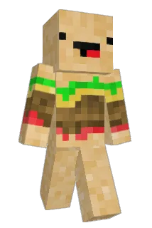 supremethick Minecraft avatar full body