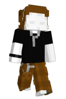 suried Minecraft avatar full body