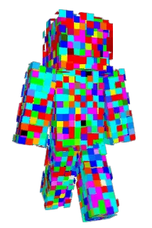sweatily Minecraft avatar full body