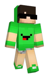 sykpe Minecraft avatar full body