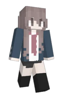 talkes Minecraft avatar full body