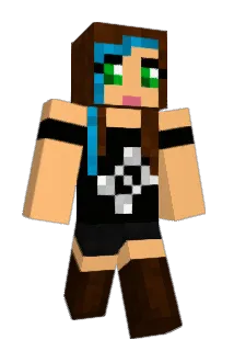 teal_cat Minecraft avatar full body