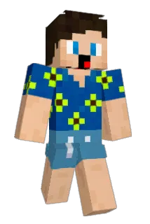 telegamer Minecraft avatar full body