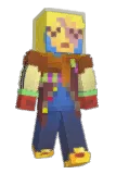 telegrammatic Minecraft avatar full body
