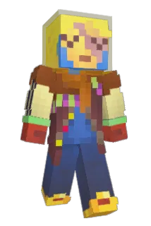 telegrammatic Minecraft avatar full body
