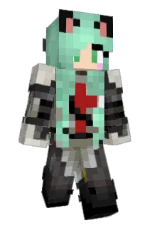 theBluBow Minecraft avatar full body