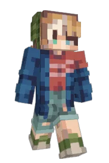 the_RYUSAM_blue Minecraft avatar full body