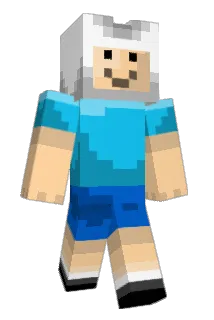 tiedyed Minecraft avatar full body
