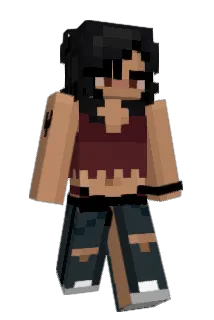 trashpandala Minecraft avatar full body