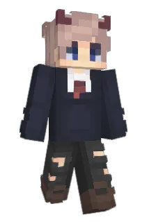 trimestre Minecraft avatar full body