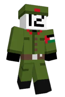 twelve Minecraft avatar full body