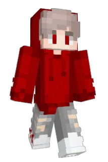 twinred Minecraft avatar full body
