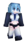 ufolep Minecraft avatar full body