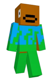 uhfishical Minecraft avatar full body