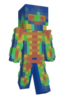 unharming Minecraft avatar full body