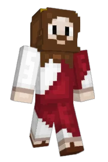 unnaturalistic Minecraft avatar full body