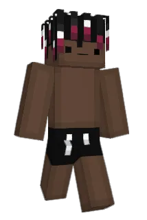unseeking Minecraft avatar full body