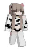 vaquinha Minecraft avatar full body