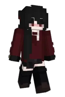 verbotene Minecraft avatar full body