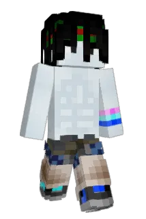 verdadeiro Minecraft avatar full body