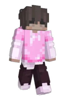verschlafendes Minecraft avatar full body