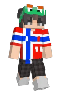verylate Minecraft avatar full body