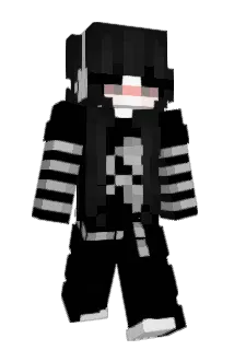 vhioleet Minecraft avatar full body